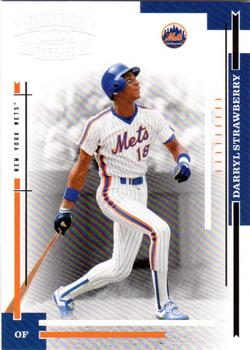 2004 Donruss Throwback Threads - Silver Proof #217 Darryl Strawberry Front