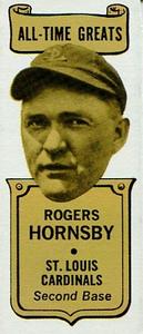 1969-70 Bazooka All-Time Greats #NNO Rogers Hornsby Front