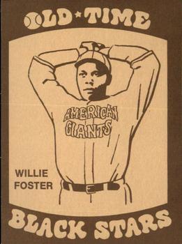 1974 Laughlin Old-Time Black Stars #5 Willie Foster Front