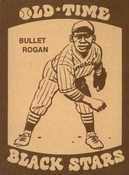 1974 Laughlin Old-Time Black Stars #19 Bullet Rogan Front