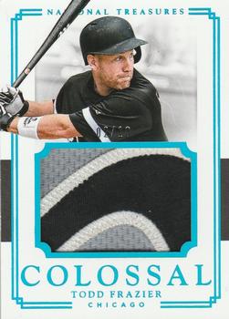 2017 Panini National Treasures - Colossal Materials Team Logo #CM-TF Todd Frazier Front