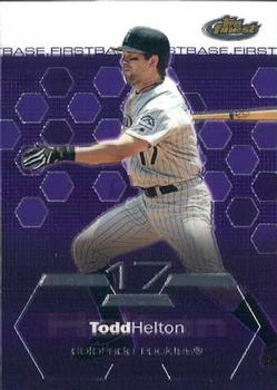 2003 Finest #3 Todd Helton Front