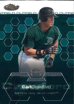2003 Finest #33 Carl Crawford Front