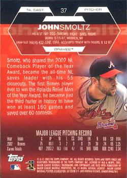 2003 Finest #37 John Smoltz Back