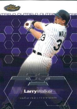 2003 Finest #80 Larry Walker Front
