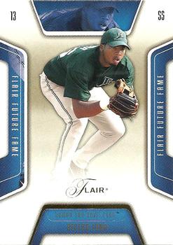 2003 Flair #110 Hector Luna Front