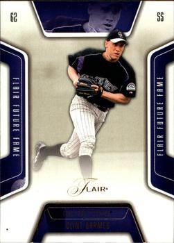 2003 Flair #120 Clint Barmes Front