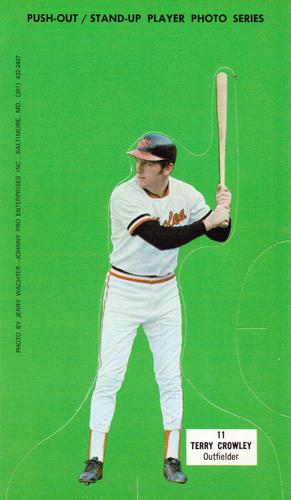1973 Johnny Pro Baltimore Orioles #NNO Terry Crowley Front