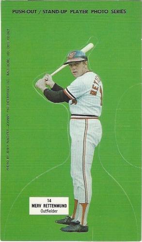 1973 Johnny Pro Baltimore Orioles #NNO Merv Rettenmund Front