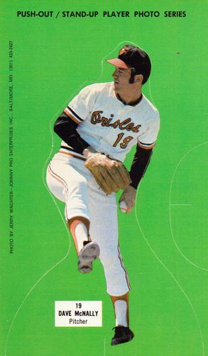 1973 Johnny Pro Baltimore Orioles #NNO Dave McNally Front