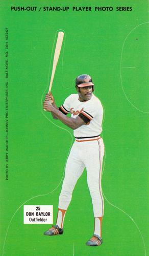 1973 Johnny Pro Baltimore Orioles #NNO Don Baylor Front