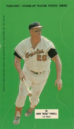 1973 Johnny Pro Baltimore Orioles #NNO Boog Powell Front
