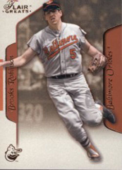 2003 Flair Greats #17 Brooks Robinson Front