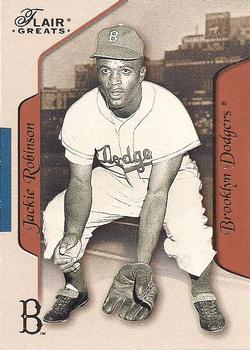 2003 Flair Greats #84 Jackie Robinson Front