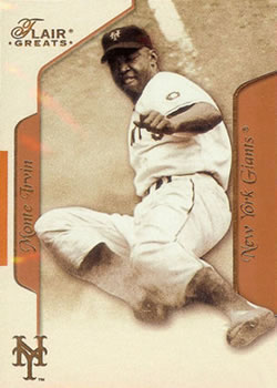 2003 Flair Greats #40 Monte Irvin Front