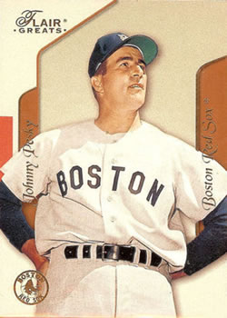 2003 Flair Greats #55 Johnny Pesky Front