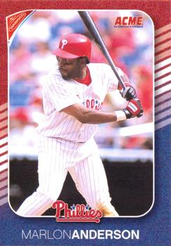 2002 Acme/Nabisco Philadelphia Phillies #NNO Marlon Anderson Front