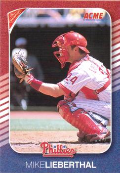2002 Acme/Nabisco Philadelphia Phillies #NNO Mike Lieberthal Front