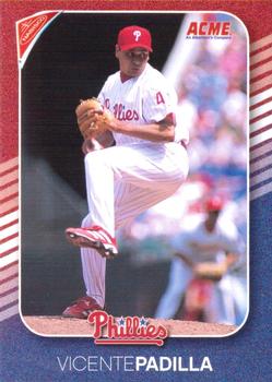2002 Acme/Nabisco Philadelphia Phillies #NNO Vicente Padilla Front