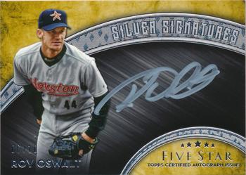 2017 Topps Five Star - Silver Signatures Gold #SS-RO Roy Oswalt Front