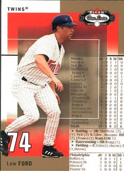 2003 Fleer Box Score #121 Lew Ford Front