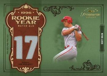2004 Donruss Timeless Treasures - Rookie Year Materials Number #RY-26 Scott Rolen Front