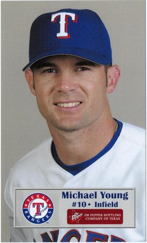 2003 Dr. Pepper Texas Rangers #NNO Michael Young Front