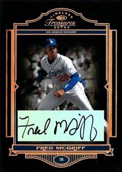 2004 Donruss Timeless Treasures - Signature Bronze #81 Fred McGriff Front