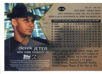 2017 Topps - Factory Set Bonus: Derek Jeter Reprint Relics #DJ-96 Derek Jeter Back