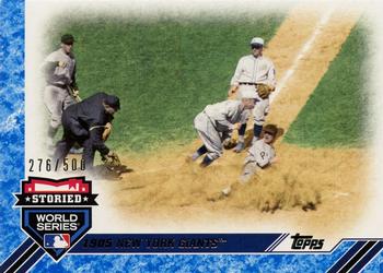 2017 Topps Update - Storied World Series Blue #SWS-5 1905 New York Giants Front