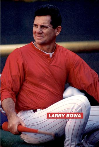 1995 Philadelphia Phillies Photocards #NNO Larry Bowa Front