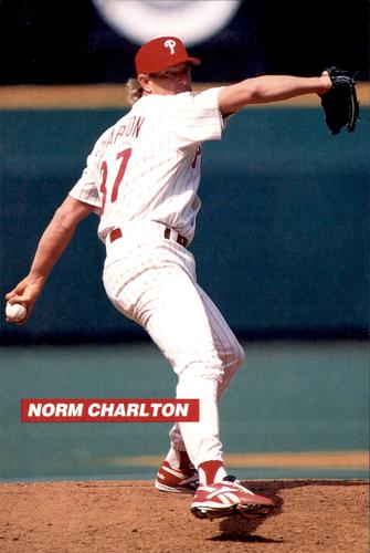 1995 Philadelphia Phillies Photocards #NNO Norm Charlton Front