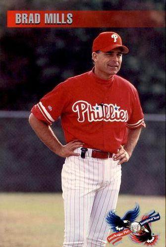1997 Philadelphia Phillies Photocards #NNO Brad Mills Front
