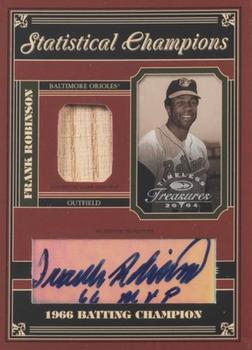 2004 Donruss Timeless Treasures - Statistical Champions Signature #SC-13 Frank Robinson Front
