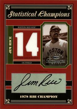 2004 Donruss Timeless Treasures - Statistical Champions Signature Number #SC-24 Jim Rice Front