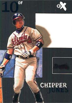 2003 Fleer E-X #8 Chipper Jones Front