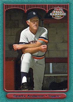 2003 Fleer Fall Classic #18a Sparky Anderson Front