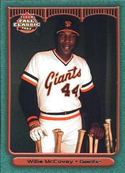 2003 Fleer Fall Classic #24 Willie McCovey Front