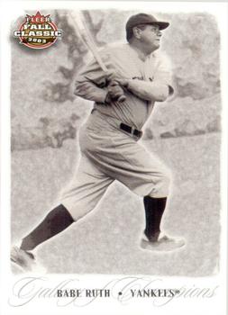 2003 Fleer Fall Classic #73b Babe Ruth Front