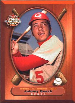 2003 Fleer Fall Classic #66 Johnny Bench Front