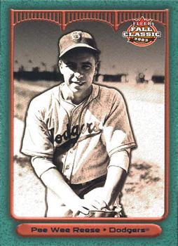 2003 Fleer Fall Classic #7 Pee Wee Reese Front