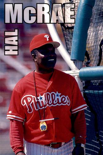 1998 Philadelphia Phillies Photocards #NNO Hal McRae Front