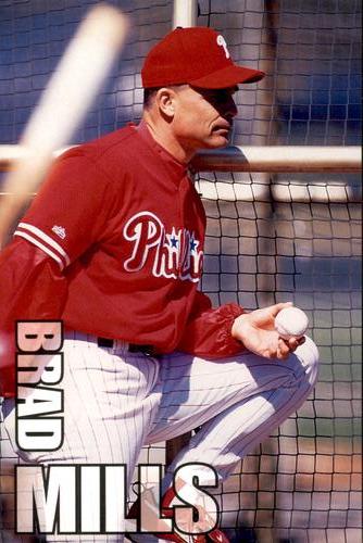 1998 Philadelphia Phillies Photocards #NNO Brad Mills Front