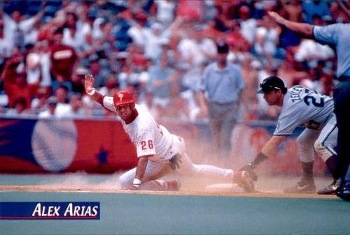 1999 Philadelphia Phillies Photocards #NNO Alex Arias Front