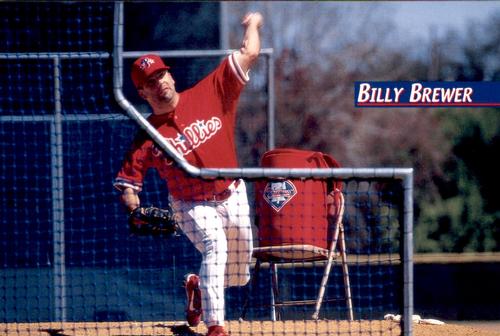 1999 Philadelphia Phillies Photocards #NNO Billy Brewer Front