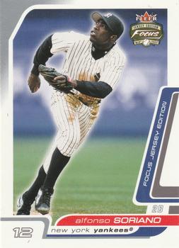 2003 Fleer Focus Jersey Edition #20 Alfonso Soriano Front