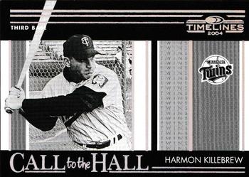 2004 Donruss Timelines - Call to the Hall Silver #CH-9 Harmon Killebrew Front