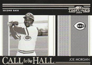2004 Donruss Timelines - Call to the Hall Silver #CH-11 Joe Morgan Front