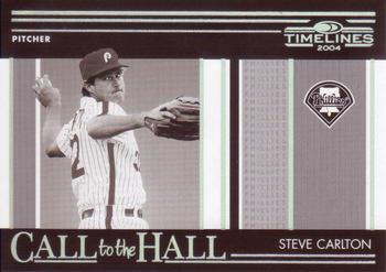 2004 Donruss Timelines - Call to the Hall Silver #CH-24 Steve Carlton Front