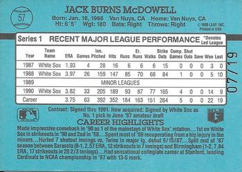 2004 Donruss Timelines - Recollection Collection #57 Jack McDowell Back